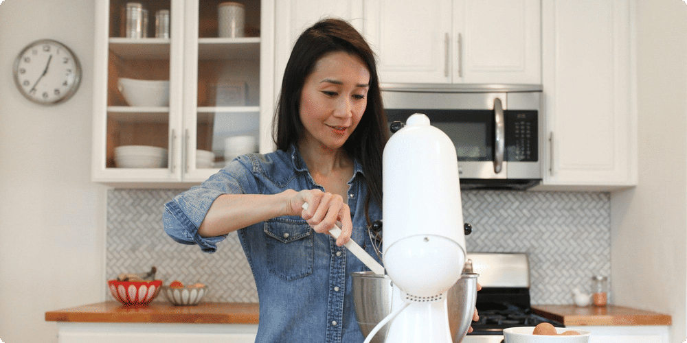 Utilisation des accessoires du robot pâtissier